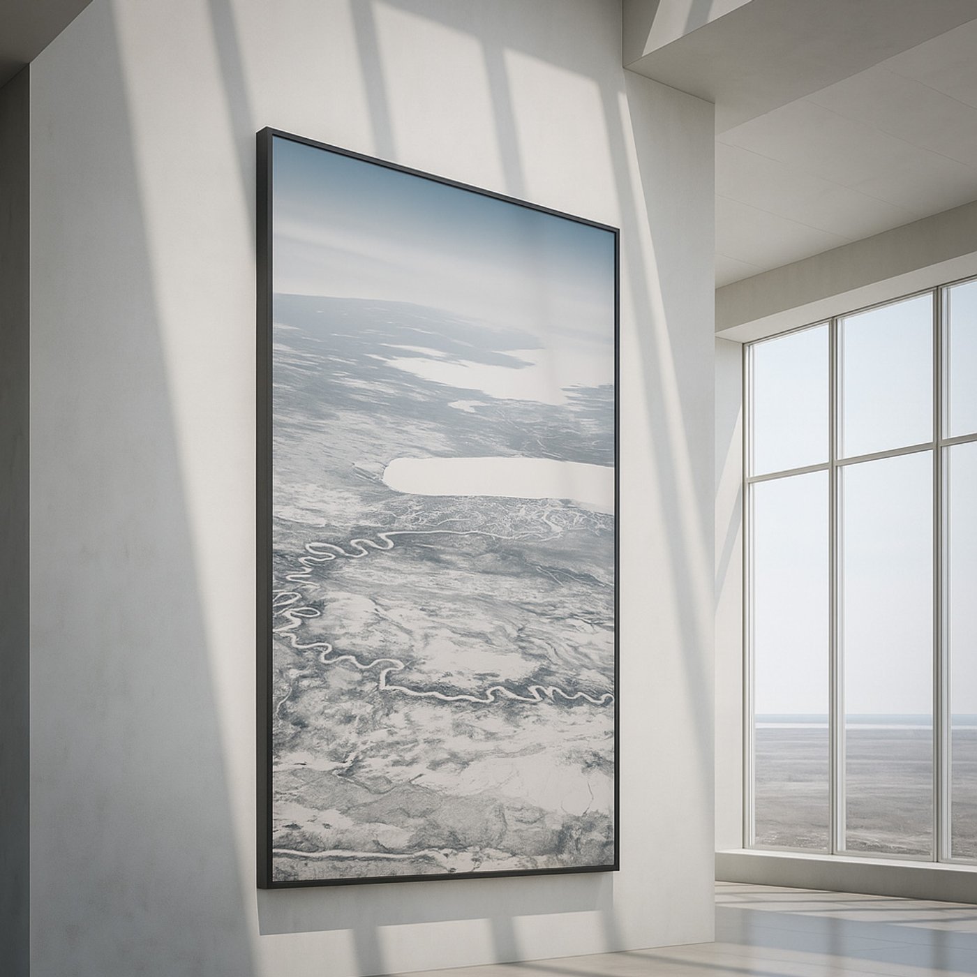 Meanders — abstract landscape photograph by Olivier Staub