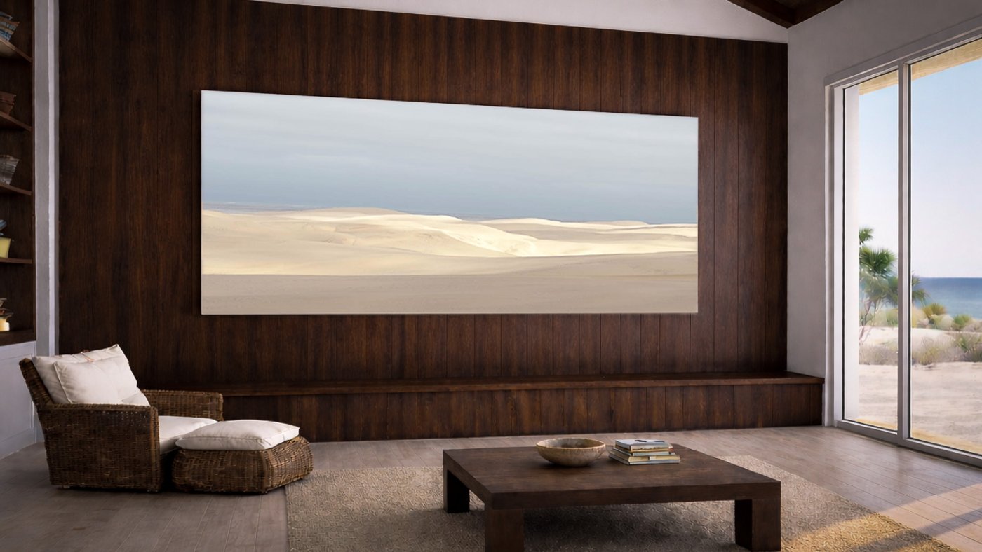 The Far Plain — abstract landscape photograph by Olivier Staub