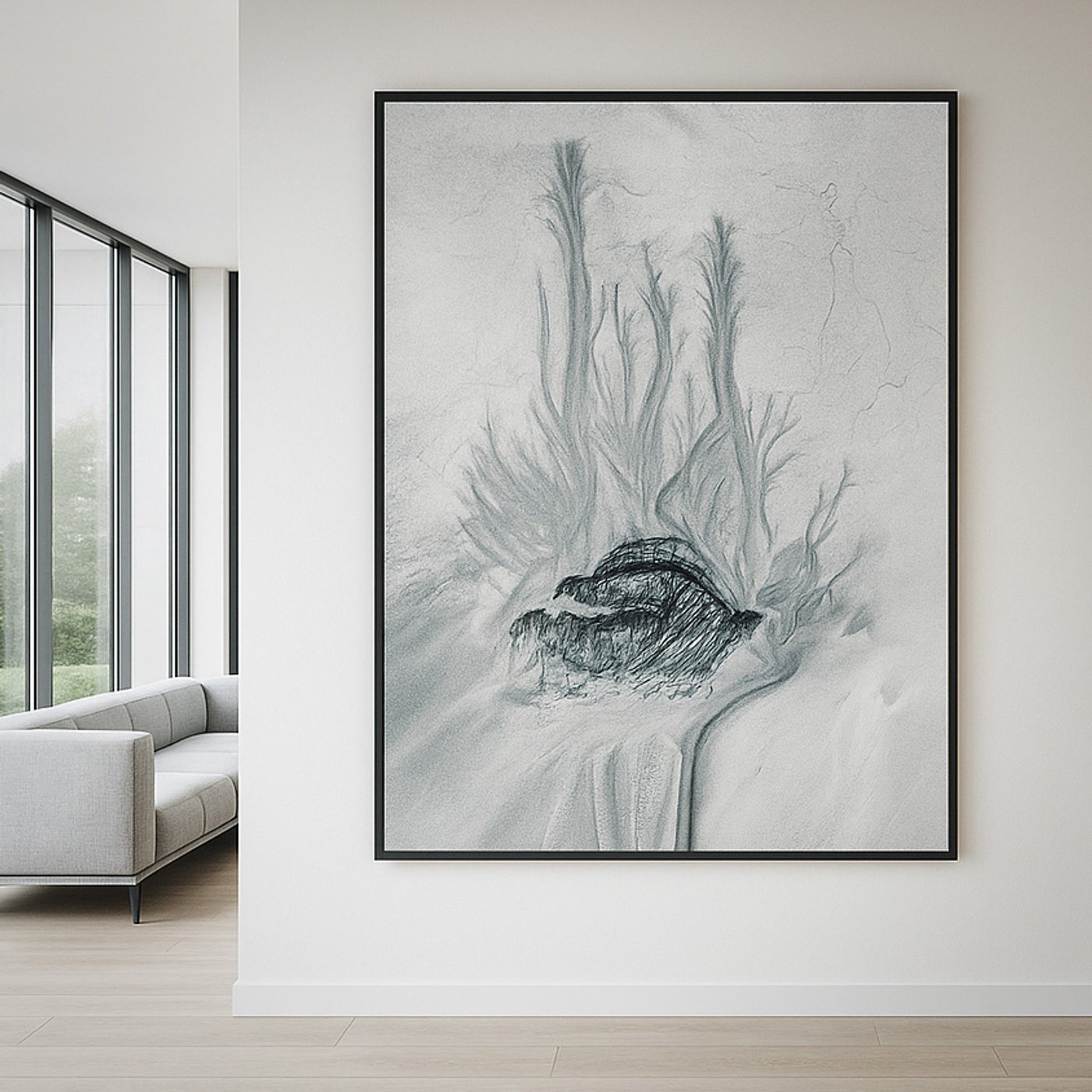 Coral Pause — abstract landscape photograph by Olivier Staub