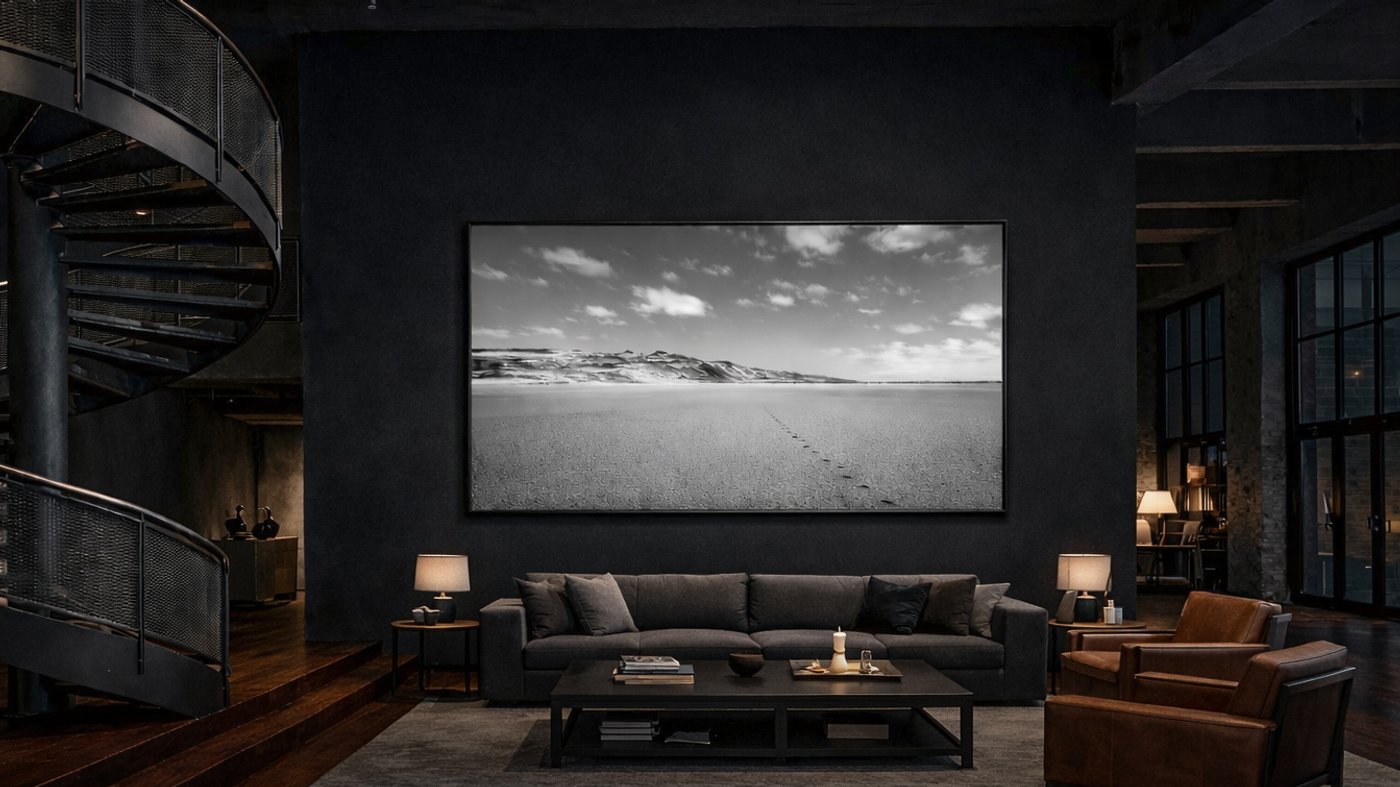 Silence Line — abstract landscape photograph by Olivier Staub