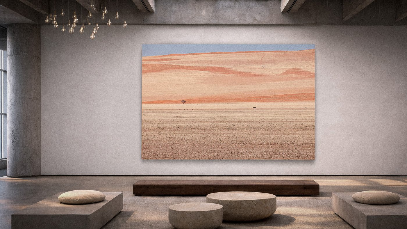 Ochre — abstract landscape photograph by Olivier Staub