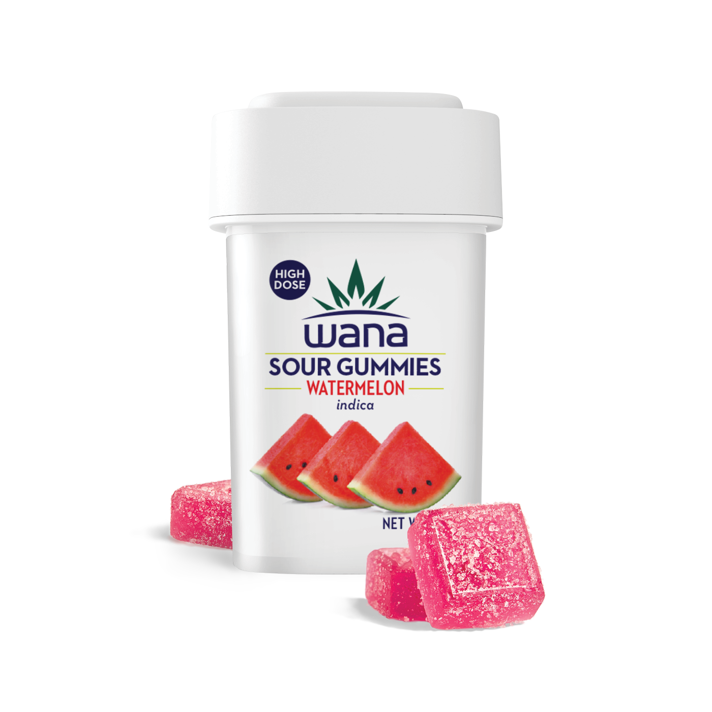Watermelon (HighDose Rec) Classic Wana Gummies