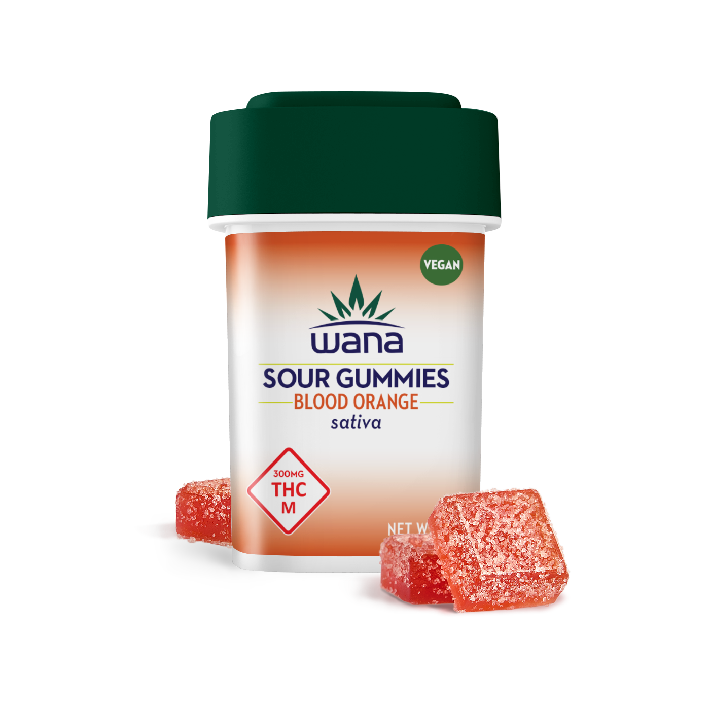 Blood Orange Sativa (High-Dose Med) | Classic Wana Gummies