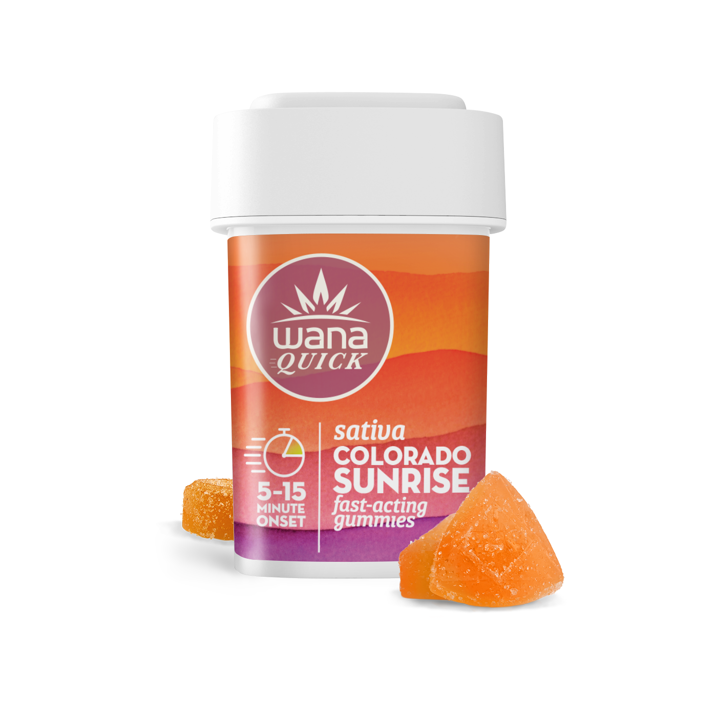 Colorado Sunrise Sativa (Rec) Wana Quick Gummies