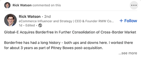 Rick Watson influencers post