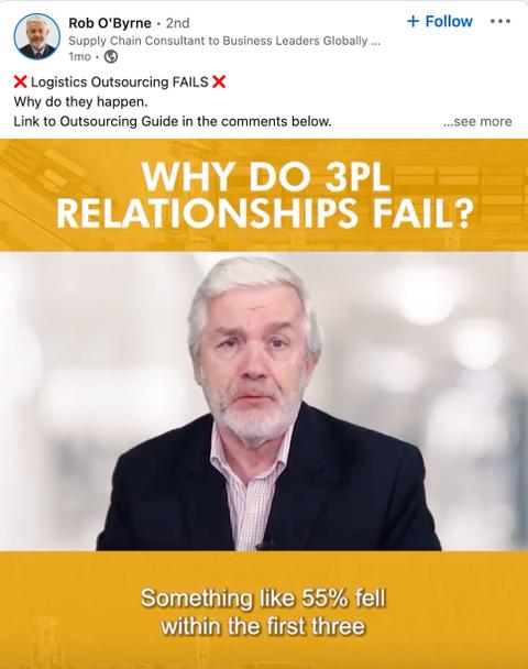 Rob O'Byrne - 51 Supply Chain Influencers Blog