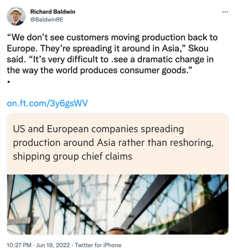 Richard Baldwin - 53 Supply Chain Influencers Blog