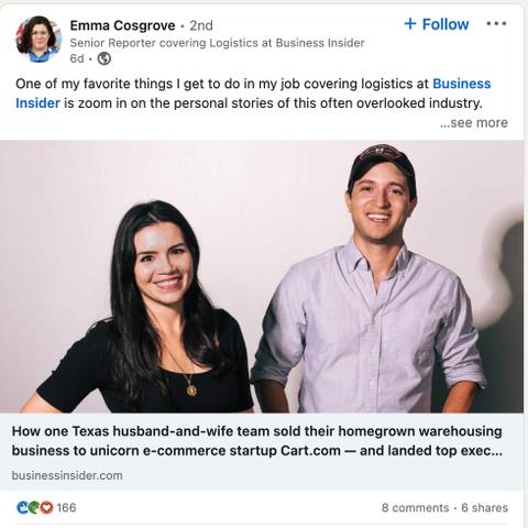 Emma Cosgrove - 53 Supply Chain Influencers Blog