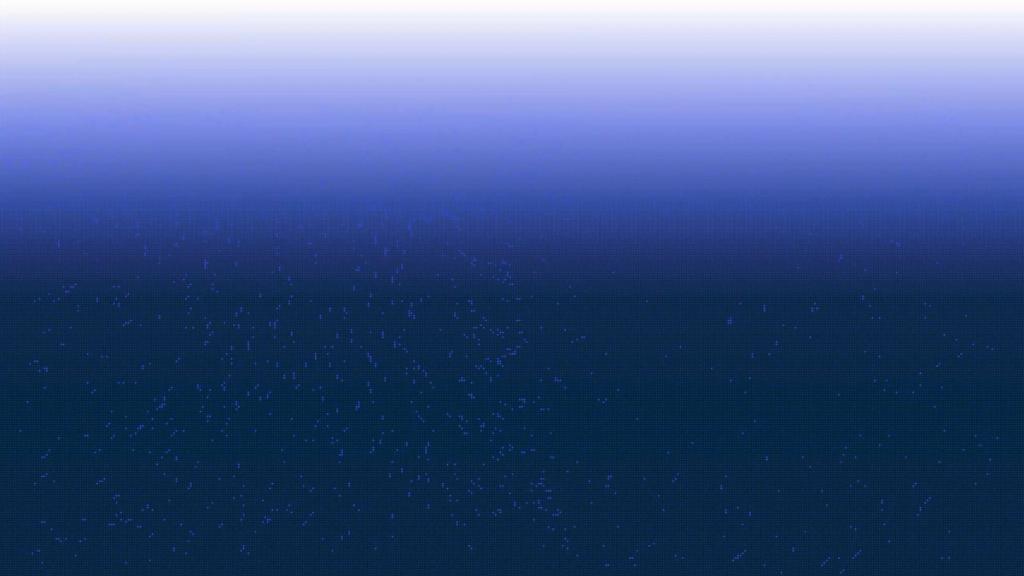Abstract digital visualization with scattered data points and geometric patterns.