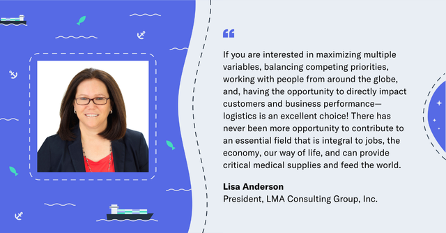 Quote card from Lisa Anderson, President of LMA Consulting Group, with her photo