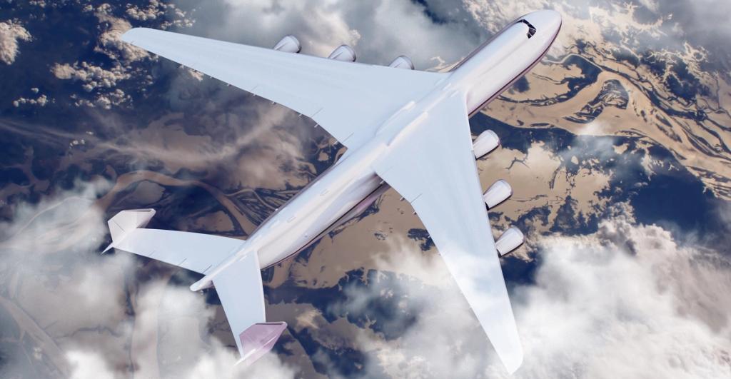 Image of jet over clouds