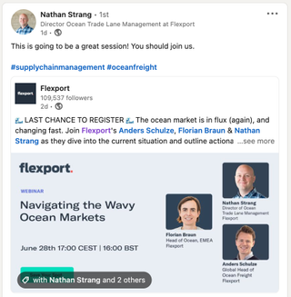Nathan Strang - 55 Supply Chain Influencers Blog