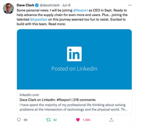 Dave Clark - 53 Supply Chain Influencers Blog