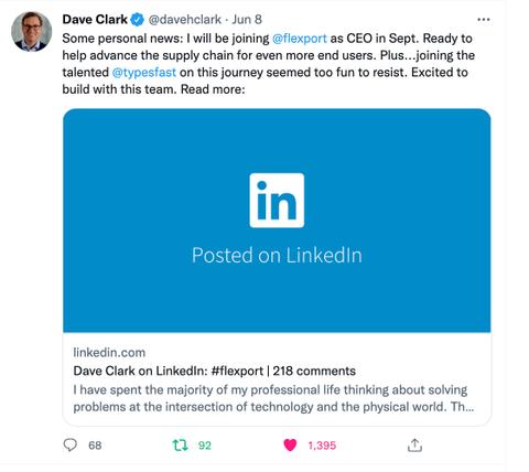 Dave Clark - 53 Supply Chain Influencers Blog