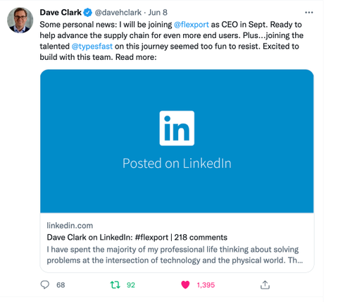 Dave Clark - 53 Supply Chain Influencers Blog