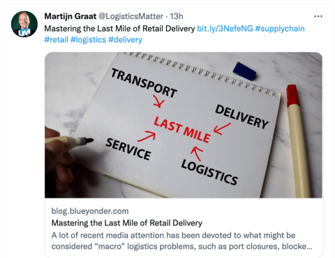 Maartijn Graat - 51 Supply Chain Influencers Blog