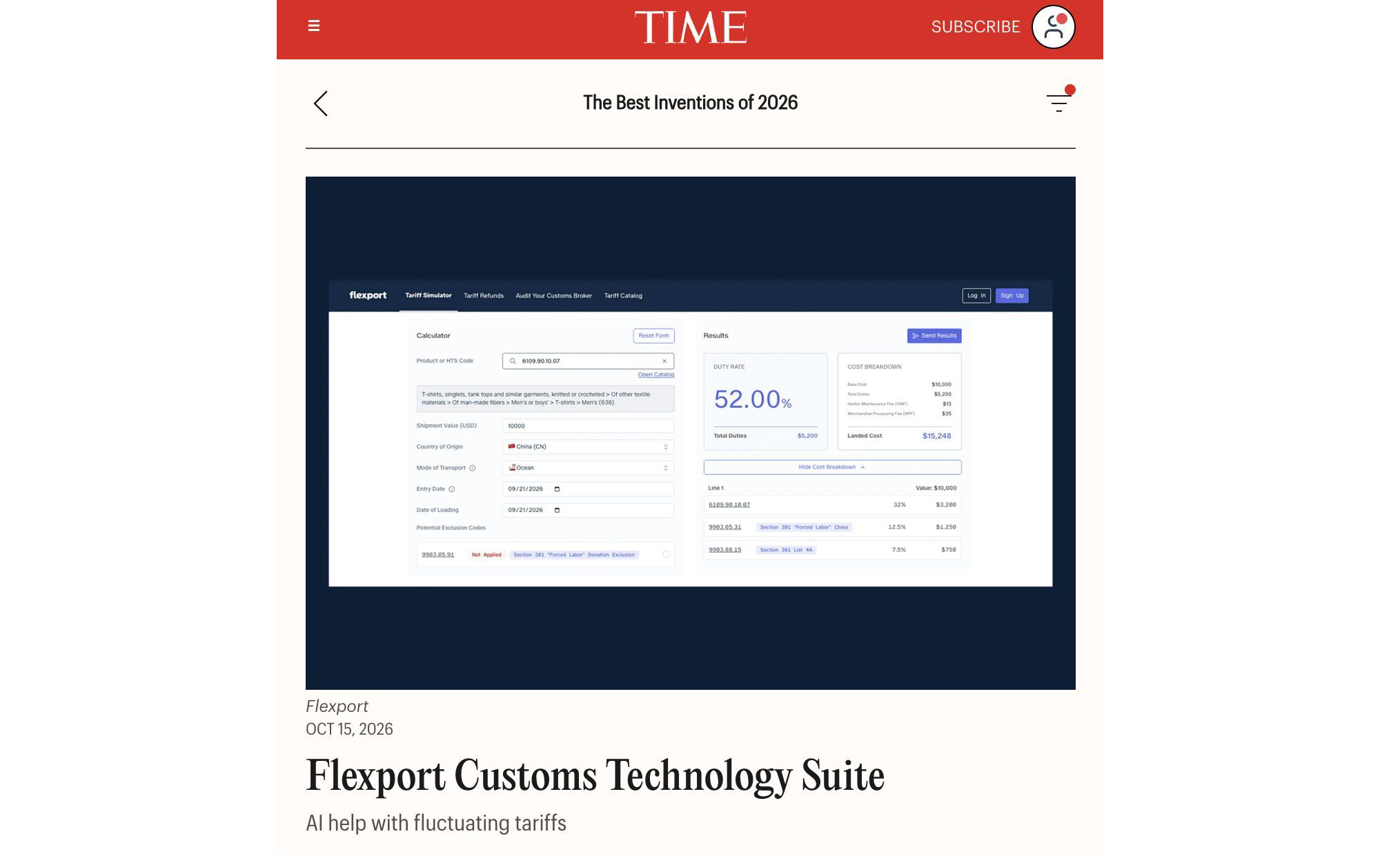 TIME Best Inventions of 2026 badge