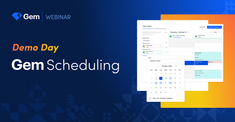 Gem Scheduling: Fast-track hiring