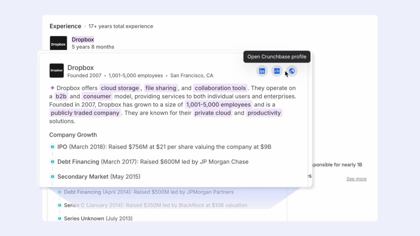 AI Company Summaries | Light Blue