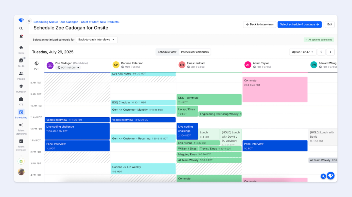 Gem Scheduling redesign