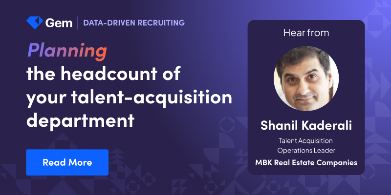 Planning the headcount of your talent-acquisition department