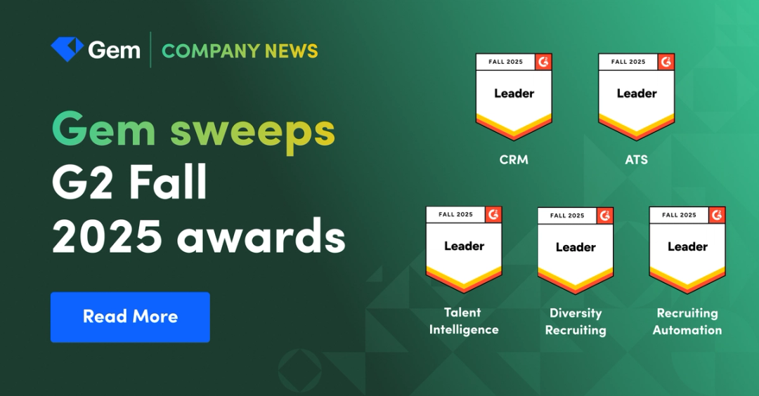 Gem wins 36 G2 Fall 2025 awards