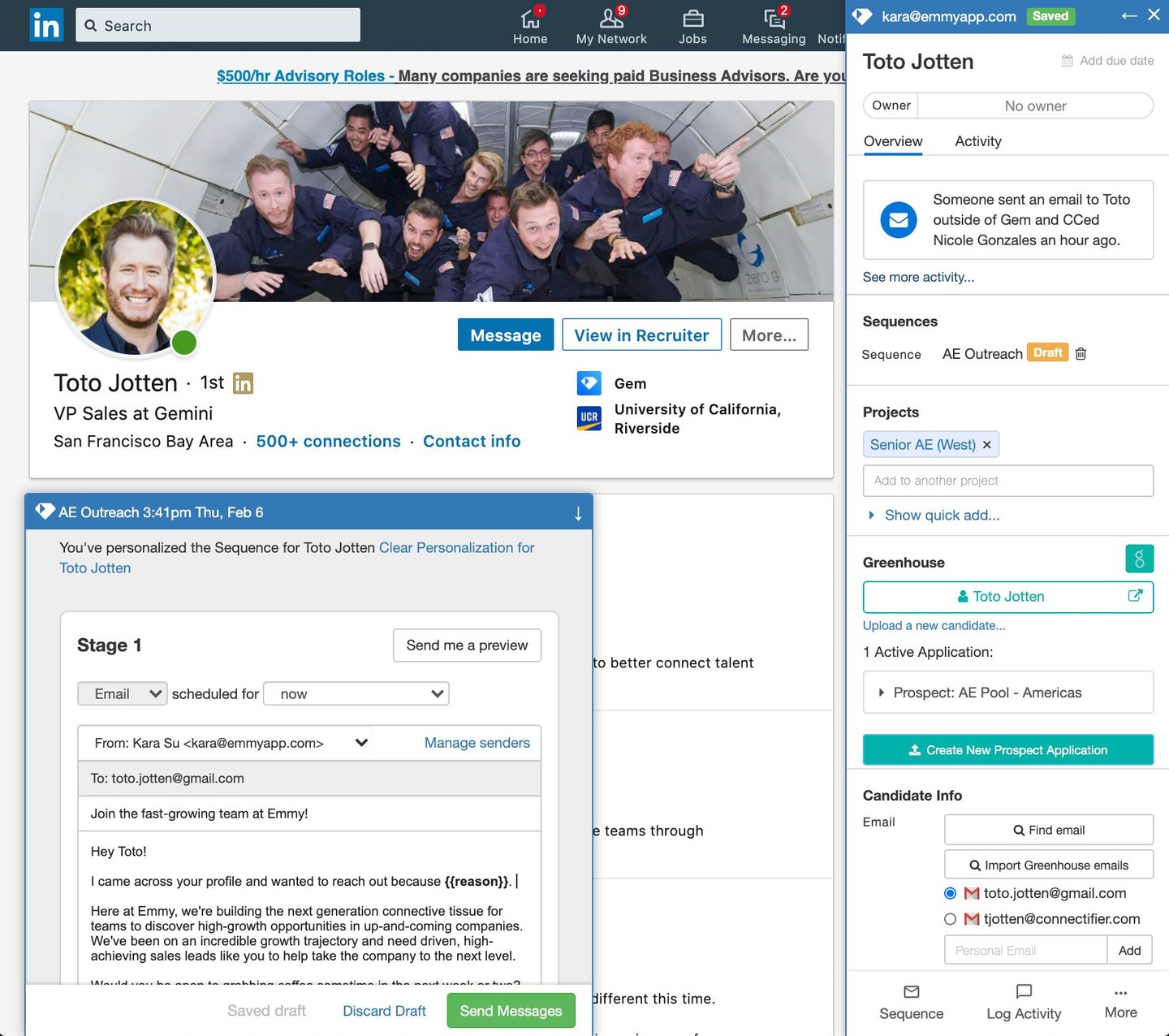 build talent pool