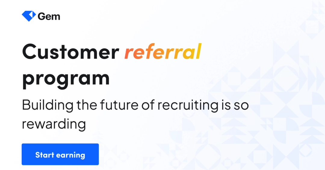 Introducing Gem Customer Referrals