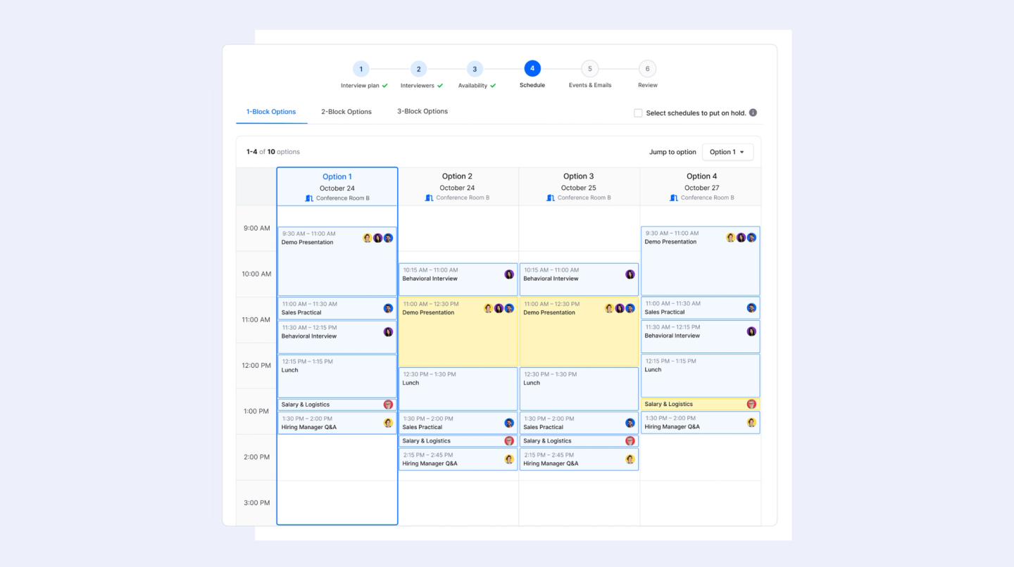 Optimized Scheduling