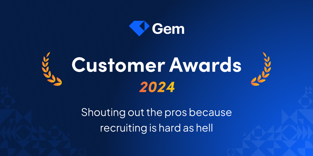 Gem's 2024 Customer Awards