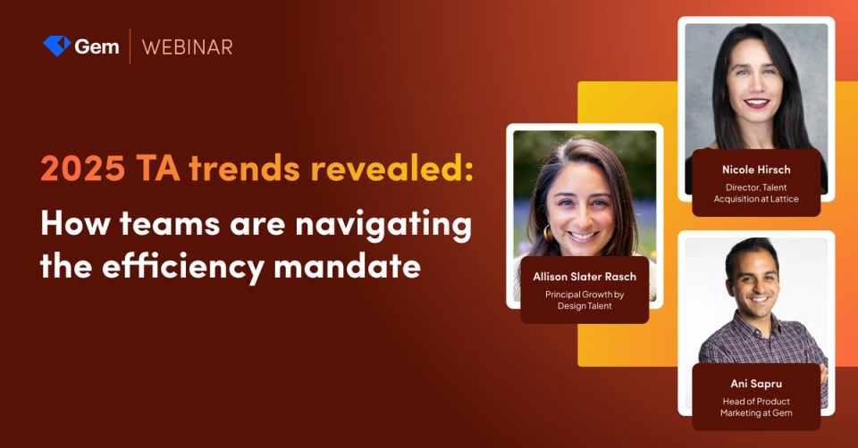 2025 TA trends revealed: How teams are navigating the efficiency mandate