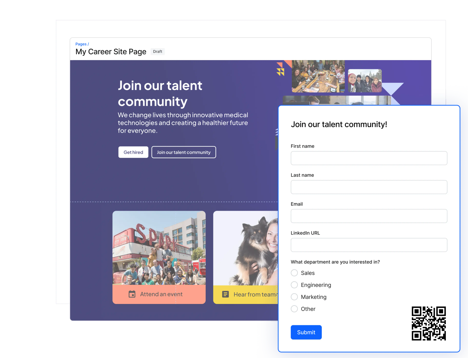 Career site form