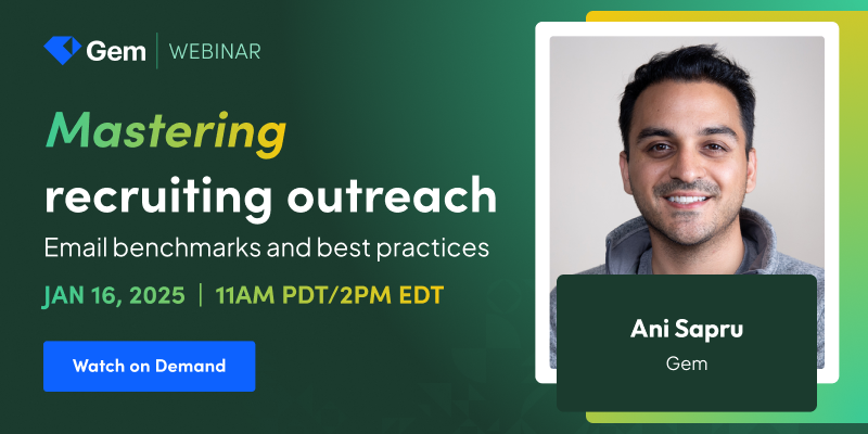 Mastering recruiting outreach: email benchmarks and best practices