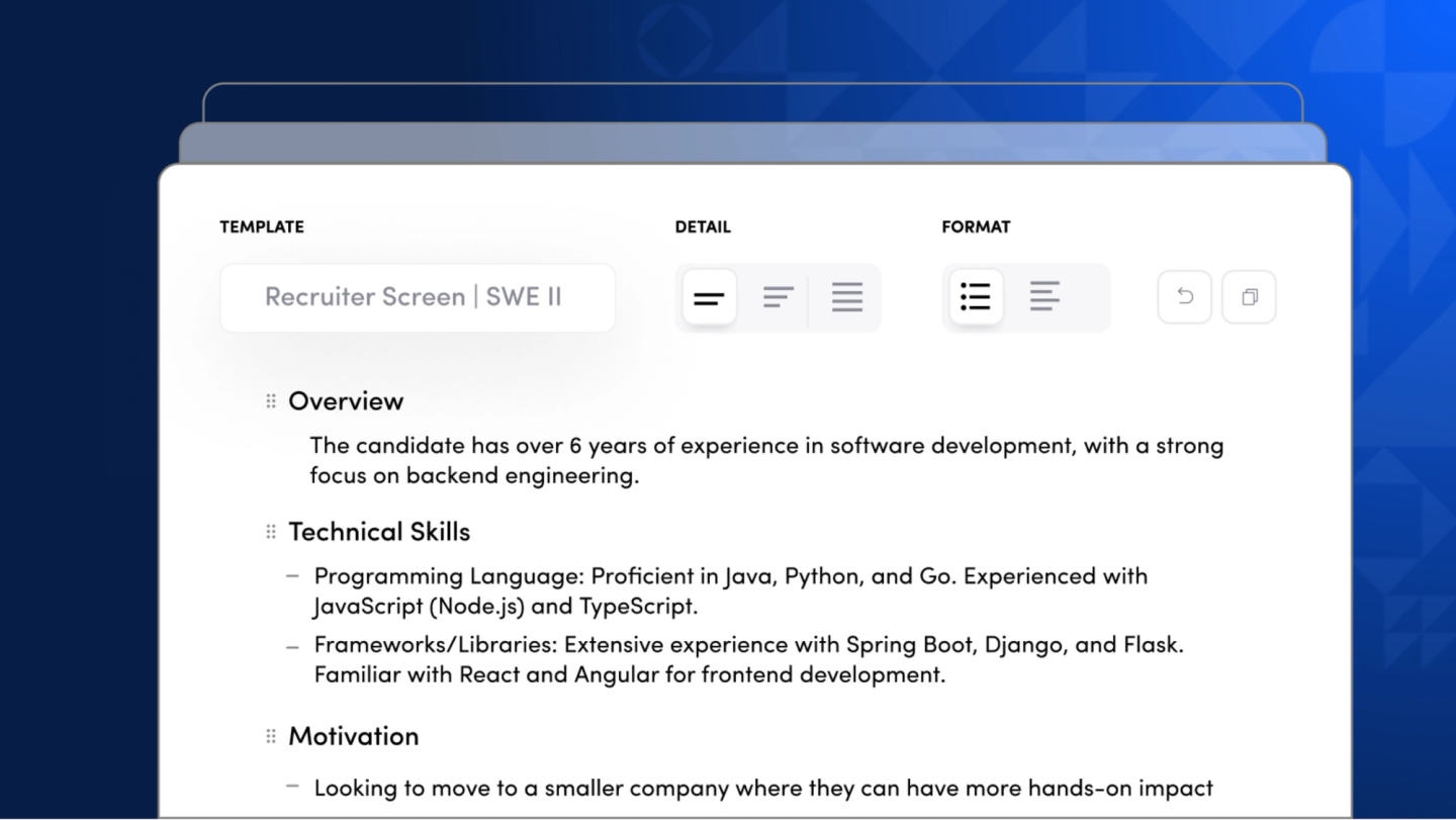 AI playbook blog - interview summaries