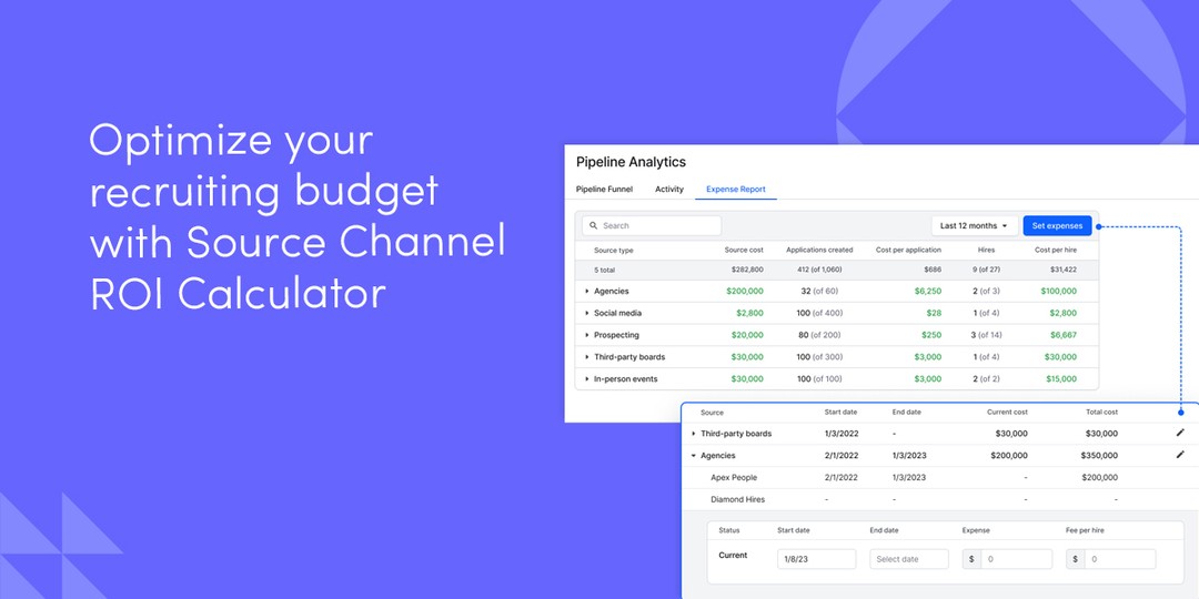 Optimize your recruiting budget with Source Channel ROI Calculator