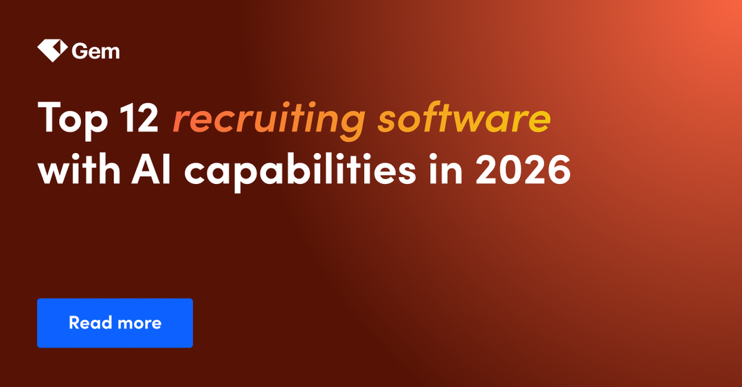 Top 12 recruiting software with AI capabilities in 2026
