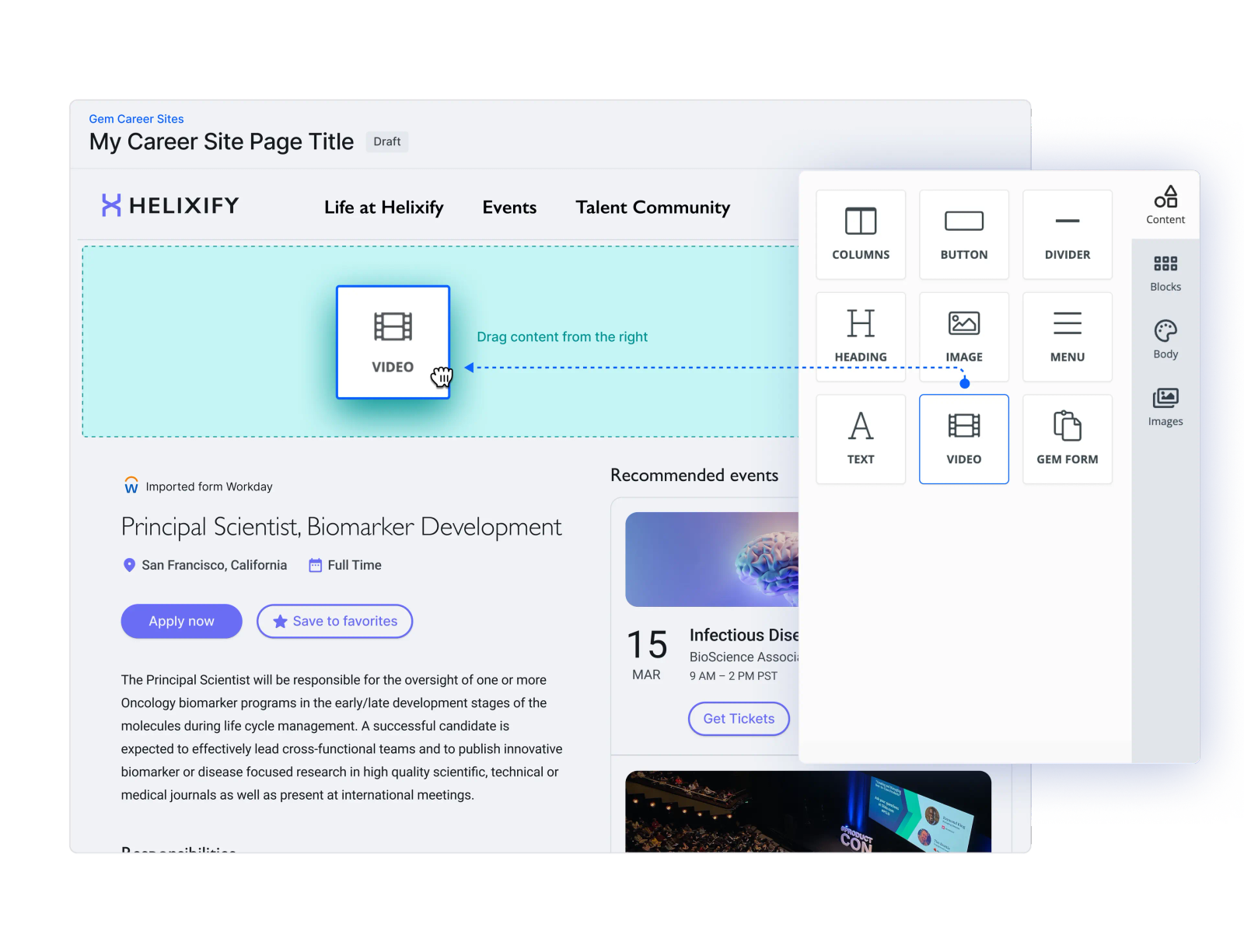 Site builder