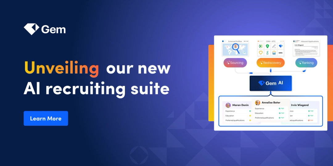 The future is now: Unveiling Gem's new AI recruiting suite