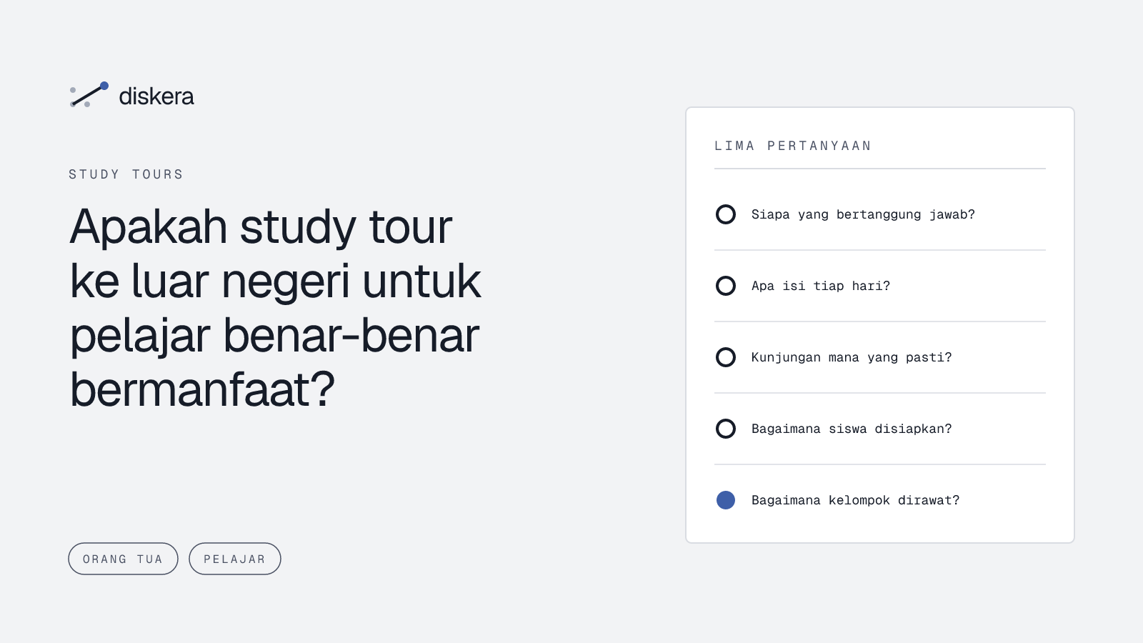 Apakah study tour ke luar negeri untuk pelajar benar-benar bermanfaat?