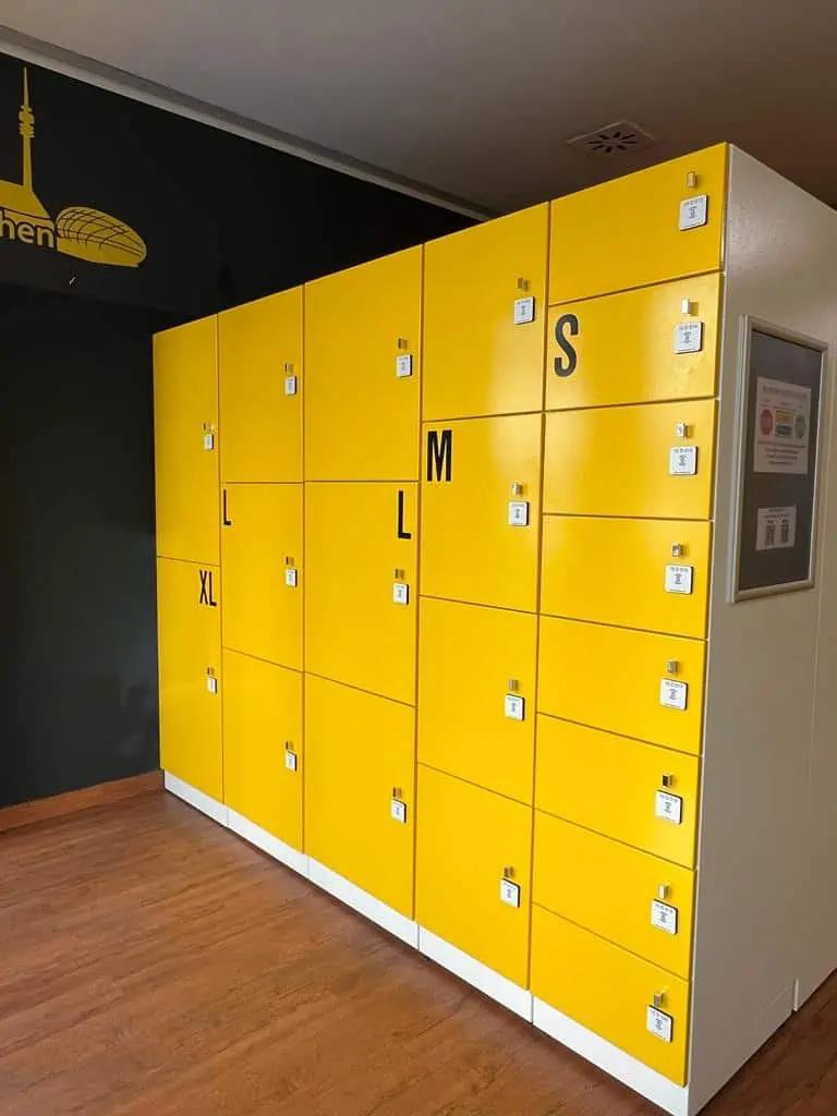 Lockers at the main train station - ZeitLager offers an alternative