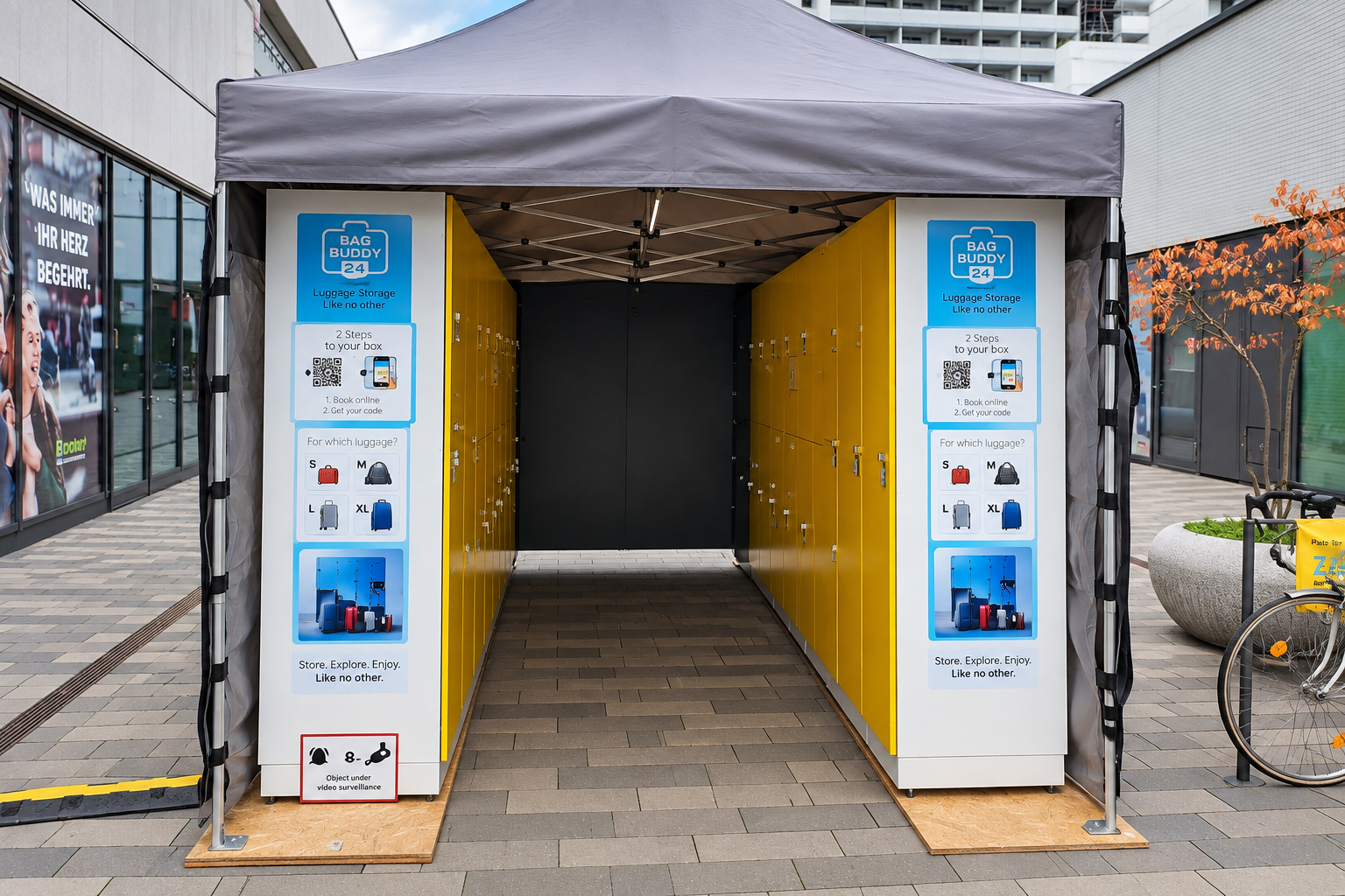 Oktoberfest Pop-Up Luggage Storage Forum Munich: Fast and Secure!