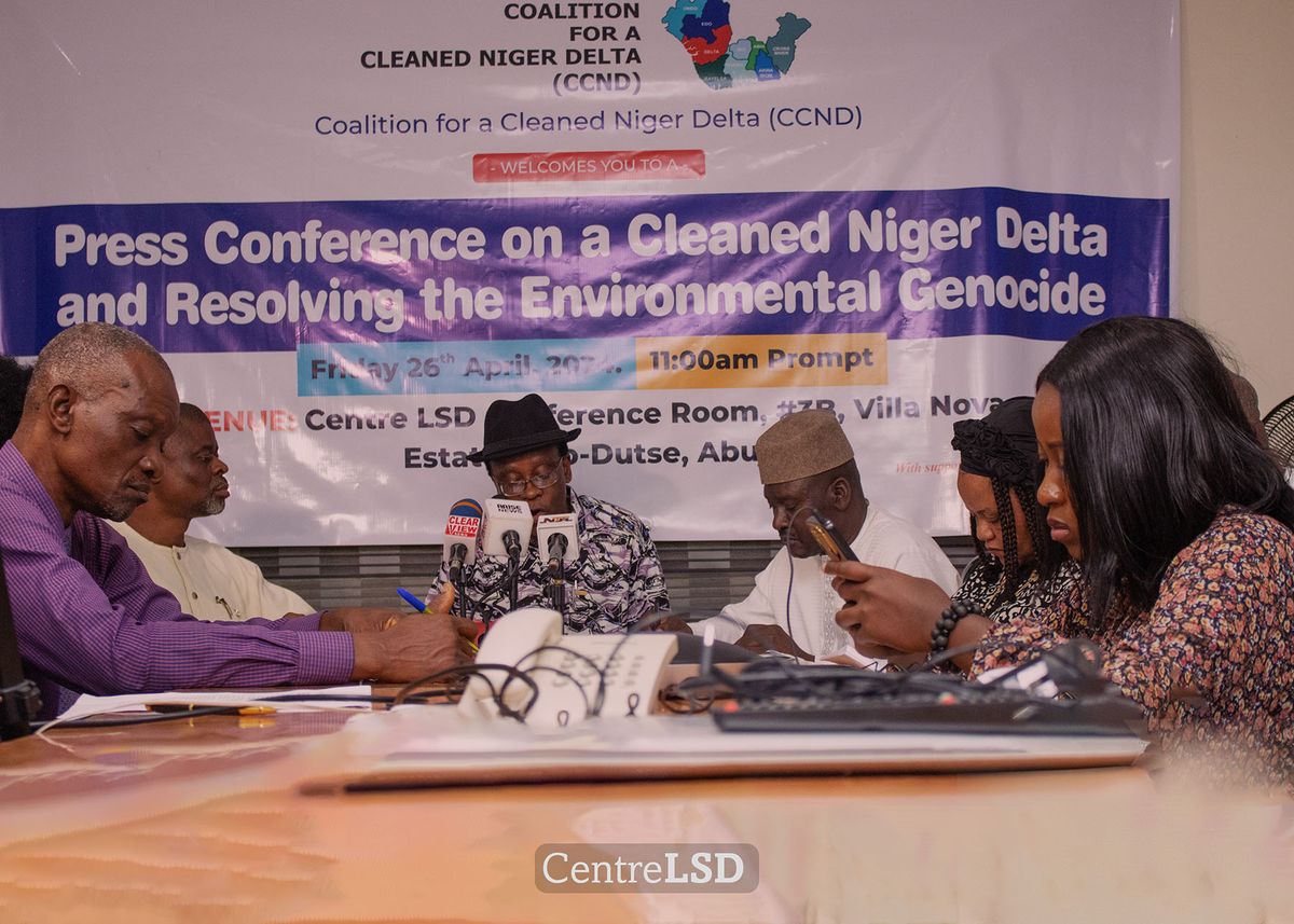 Clean up the Niger Delta and resolve the Environmental Genocide