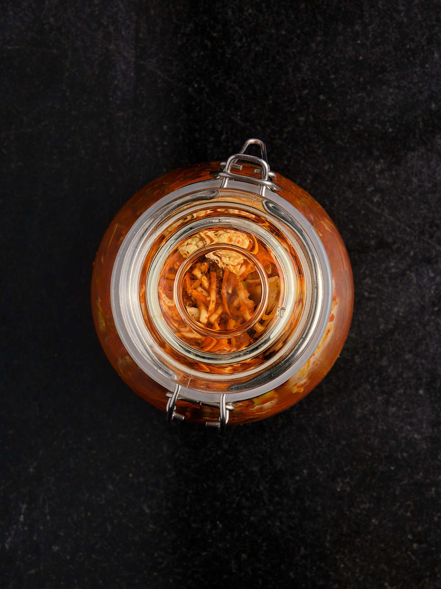 Kimchi på glass