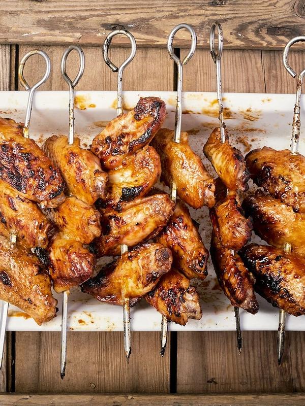 Grillede kyllingvinger