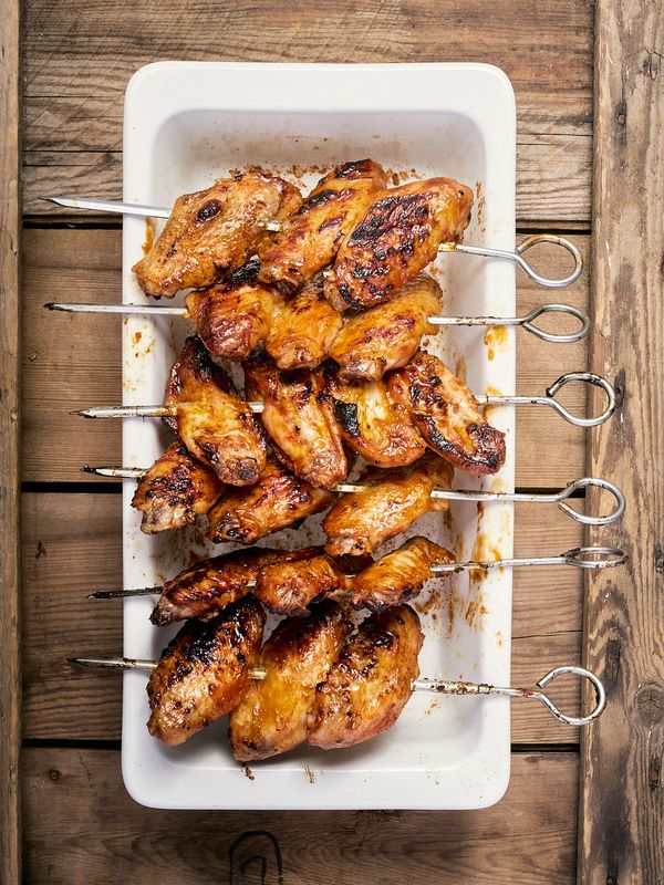 Grillede kyllingvinger