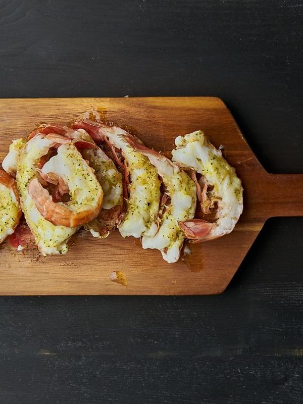 Gratinerte sjøkreps