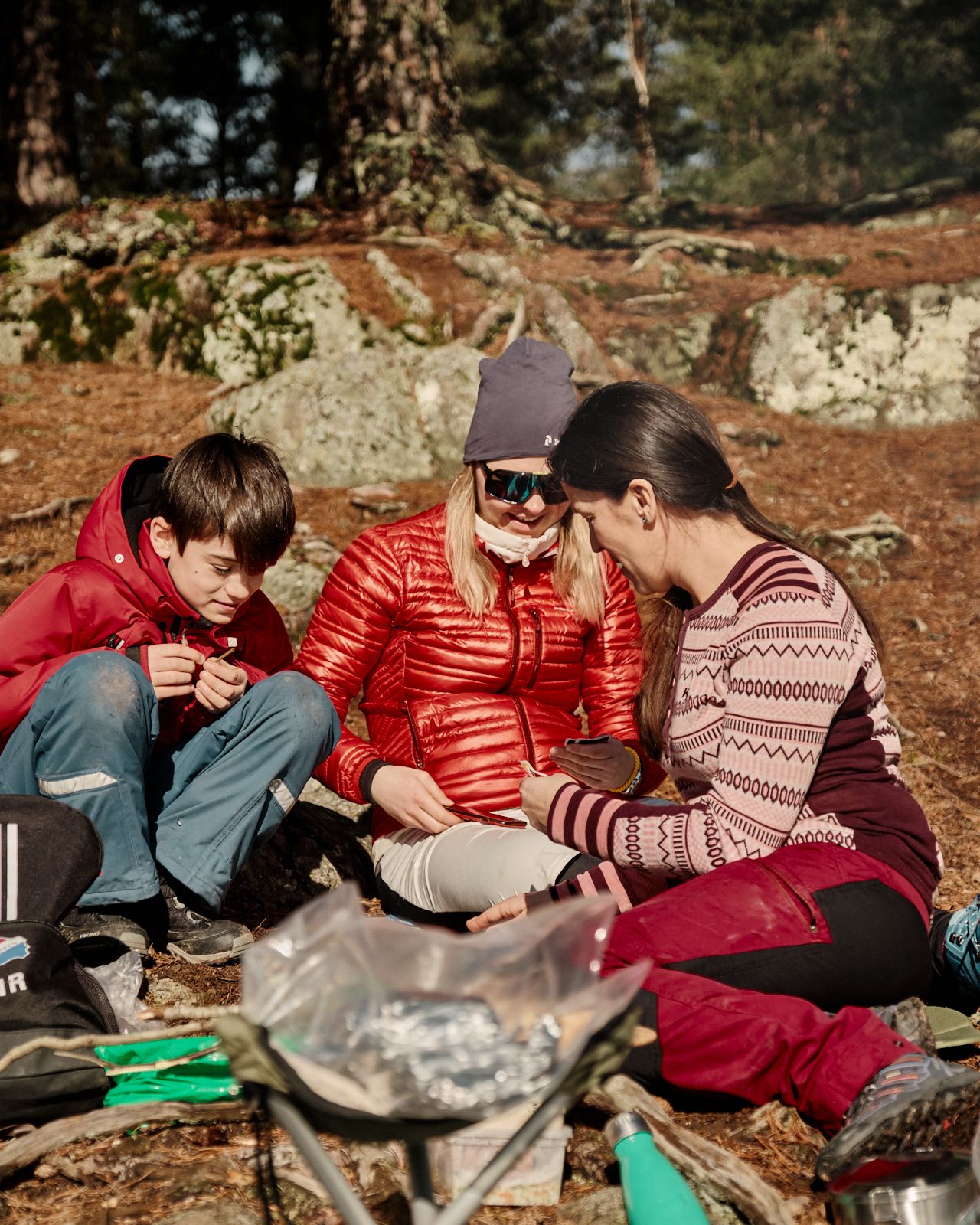 Turfølget venter på bålet
