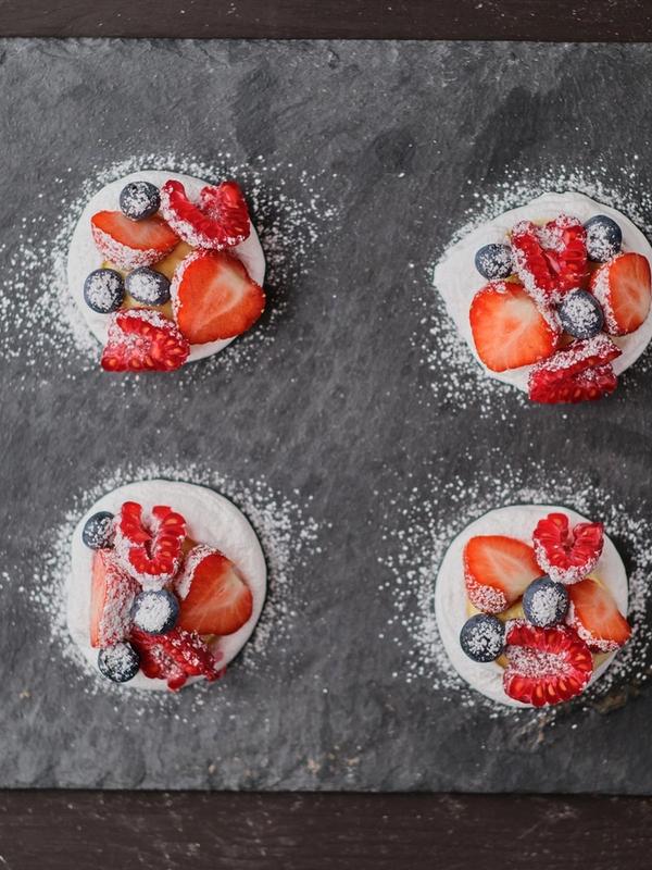 Pavlova, små og runde