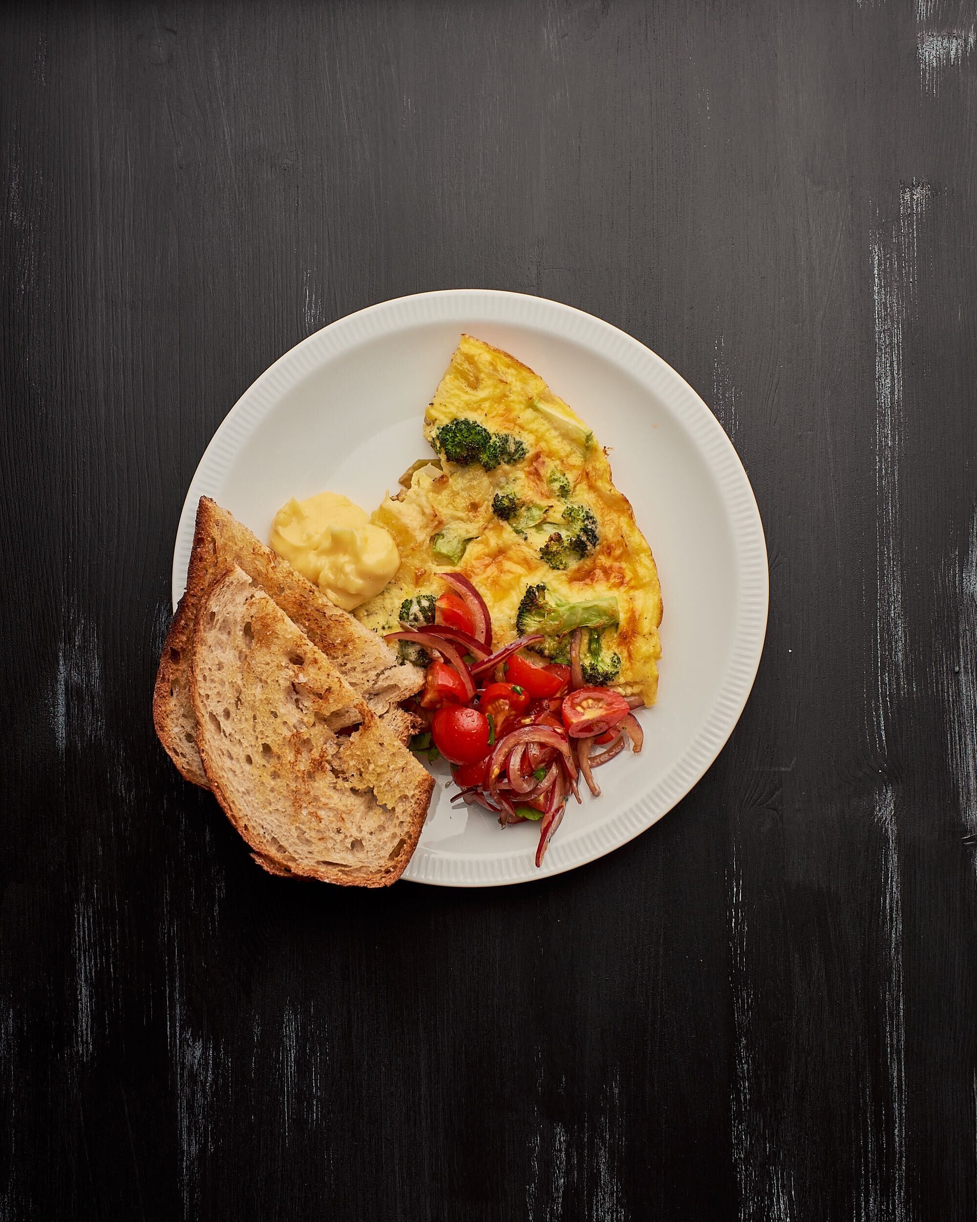 Potetomelett med tilbehør