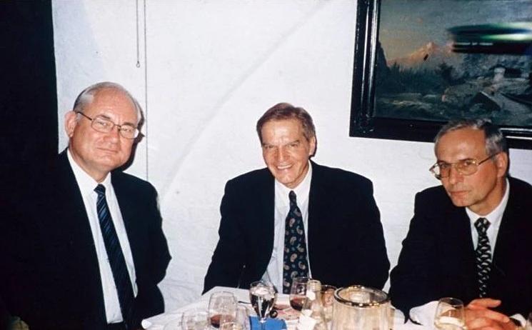Jan Helms, Bob Jahrsdoerfer and Klaus Jahnke at a meeting.